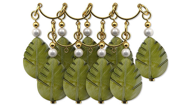 nine leaf components linked together